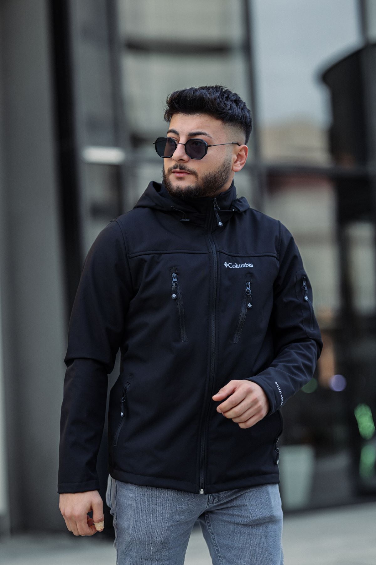 Erkek Softshell Mont